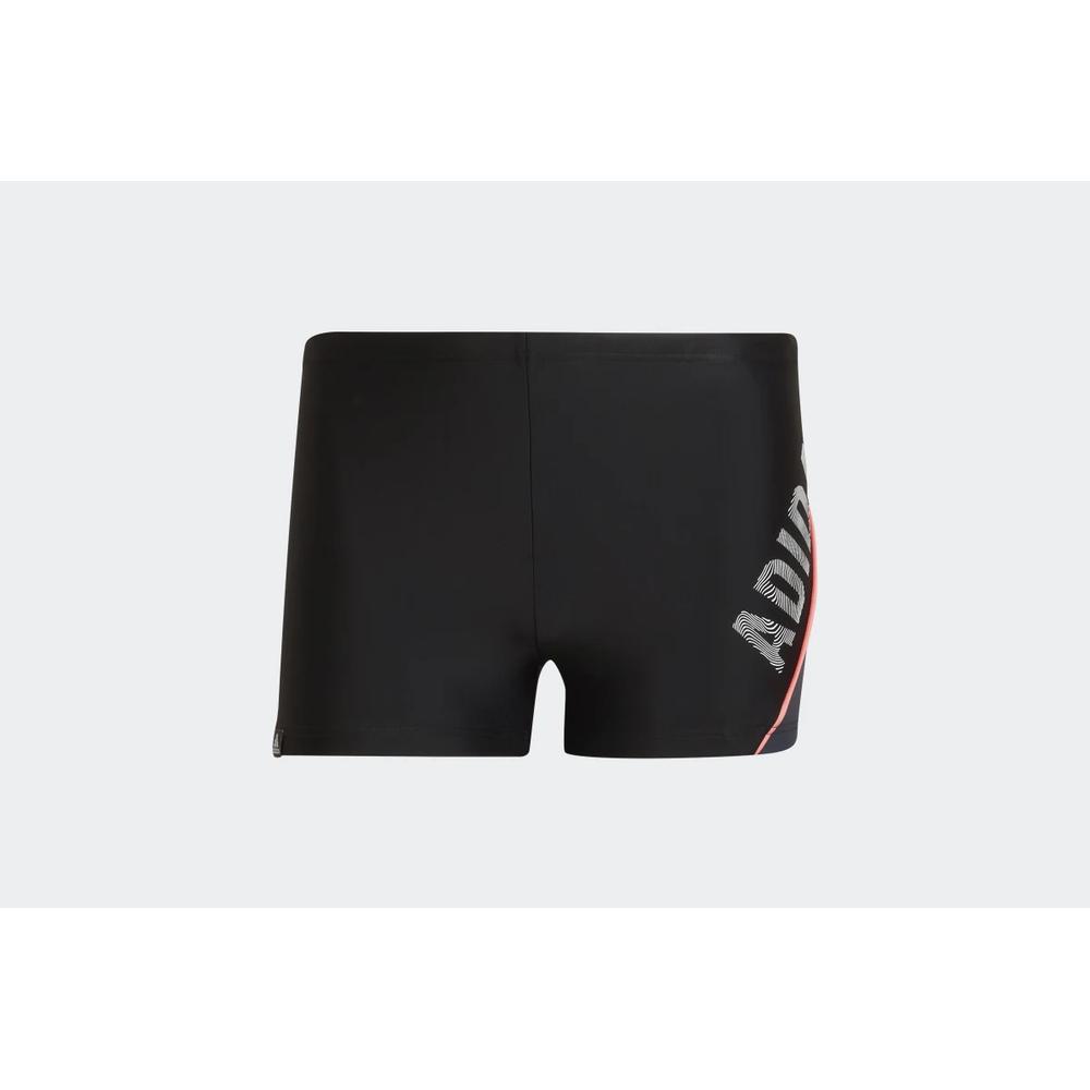 Csomagtartók adidas Wording Swim Boxers HA0324 - fekete