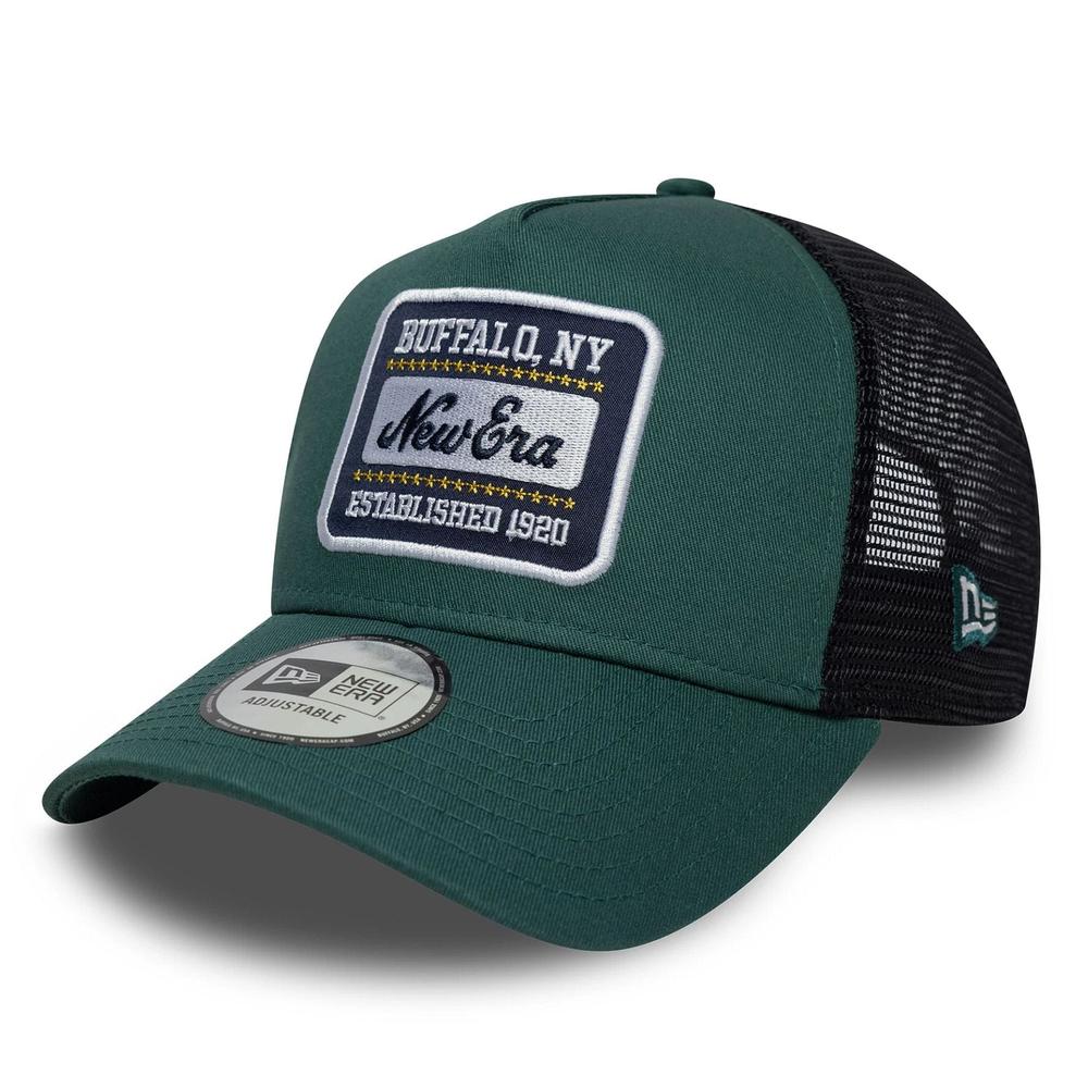 Sapka New Era Patch 9FORTY A-Frame Trucker 60771792 - zöld