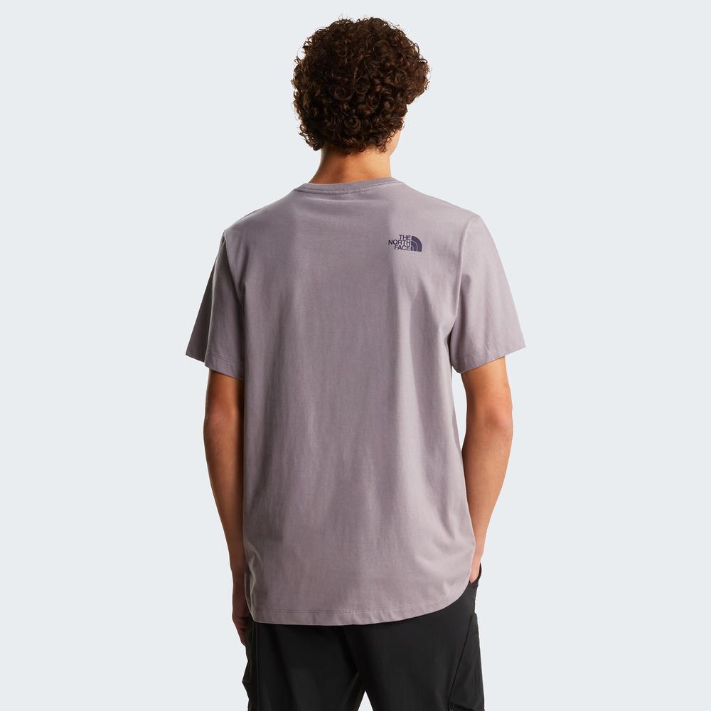 Póló férfi The North Face Mountain Line 0A8GUXG7O1 - lila