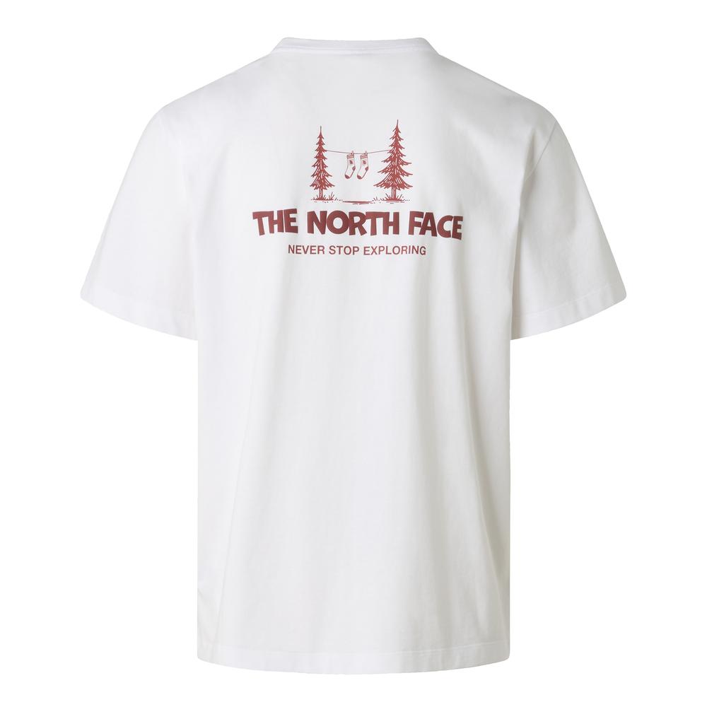 Póló férfi The North Face Camping 0A8GQMFN41 - fehér