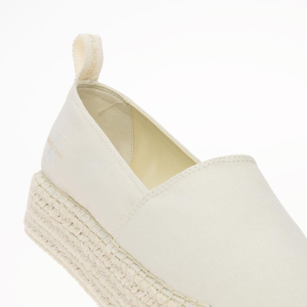 Cipő Calvin Klein Platform Espadrille ML BTW YW0YW01378-0F9 - fehér