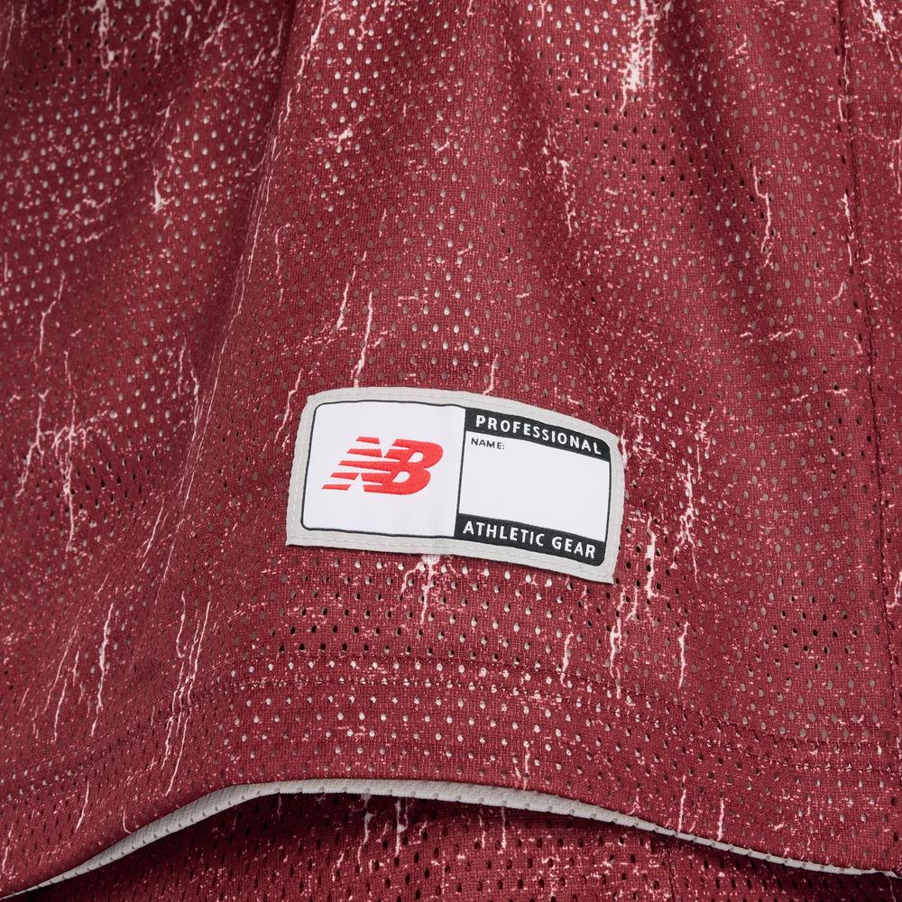 Férfi futópóló New Balance MT53609MHB - gesztenyebarna