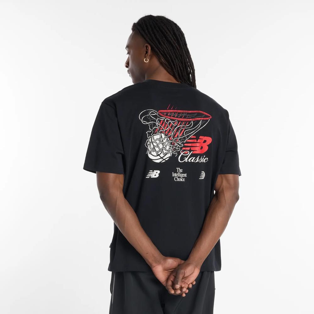 Férfi futópóló New Balance MT53610BK - fekete