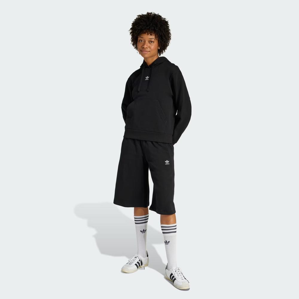 Női pulóver adidas Originals Essentials French Terry Regular Hoodie KC6729 - fekete