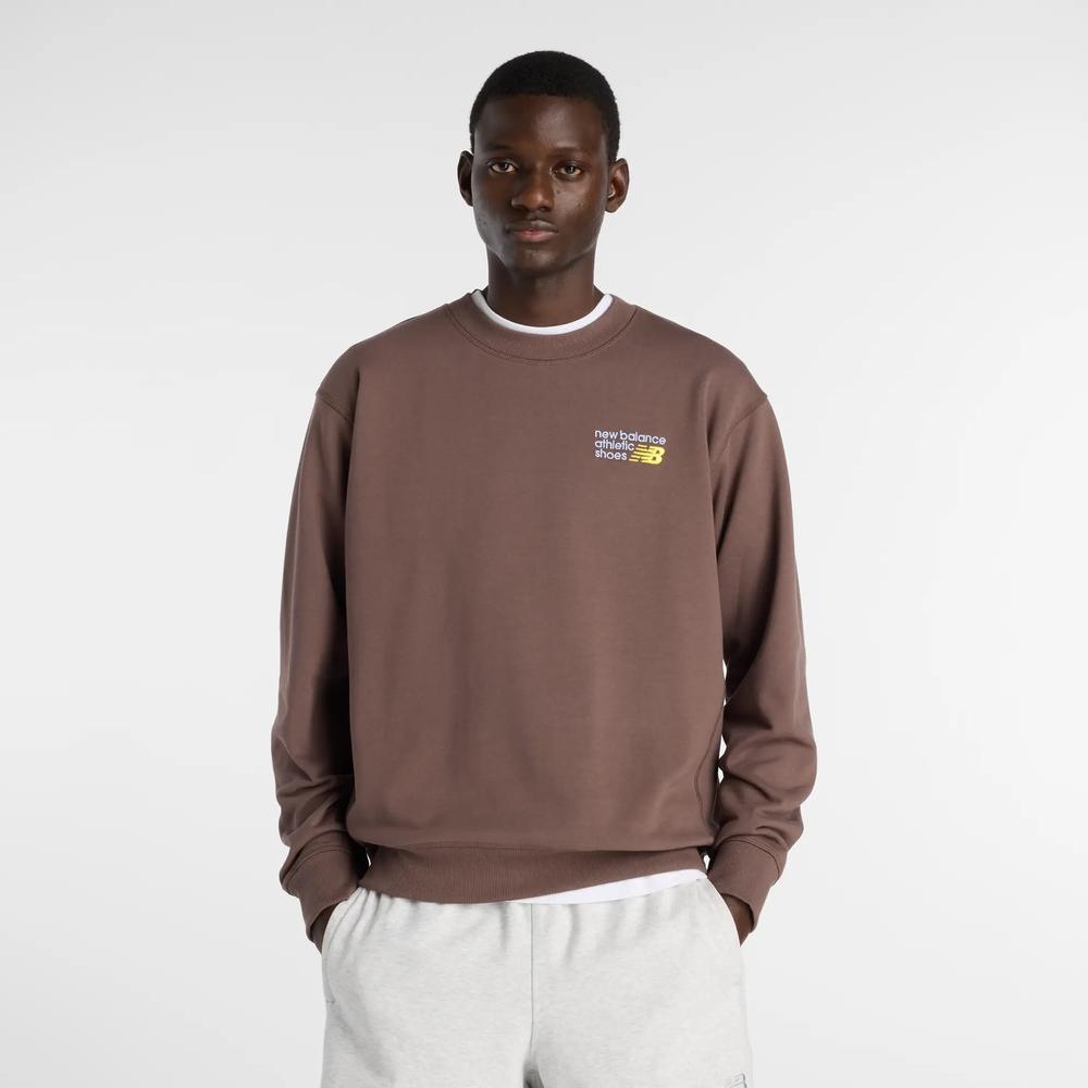 Férfi felső New Balance MT41547ABP - barna