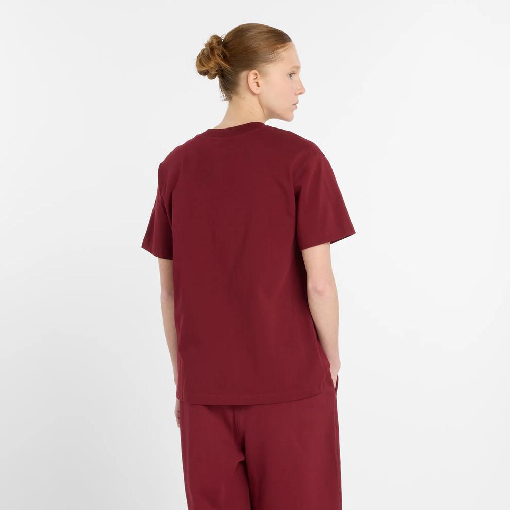 Női póló New Balance WT41501MHB - gesztenyebarna