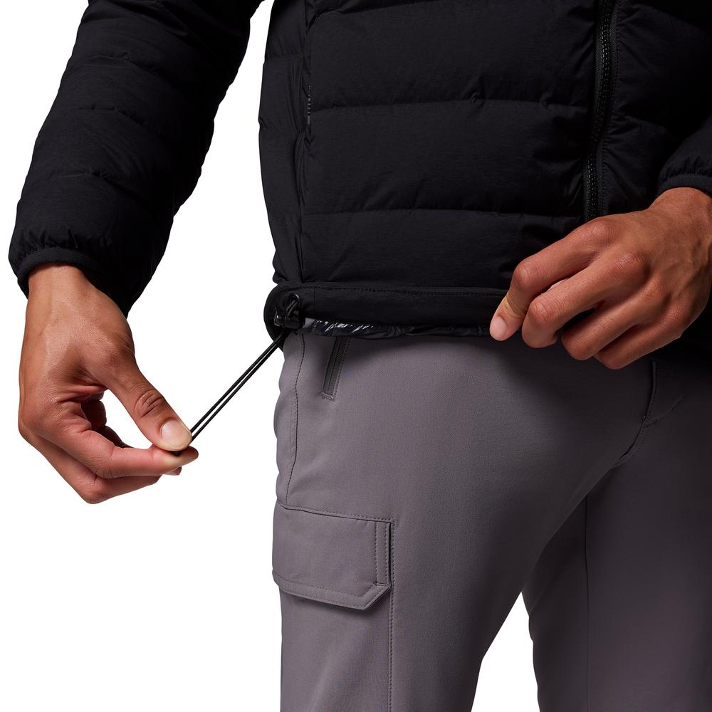 Férfi dzseki Columbia Peak Down Hooded 2133972010 - fekete