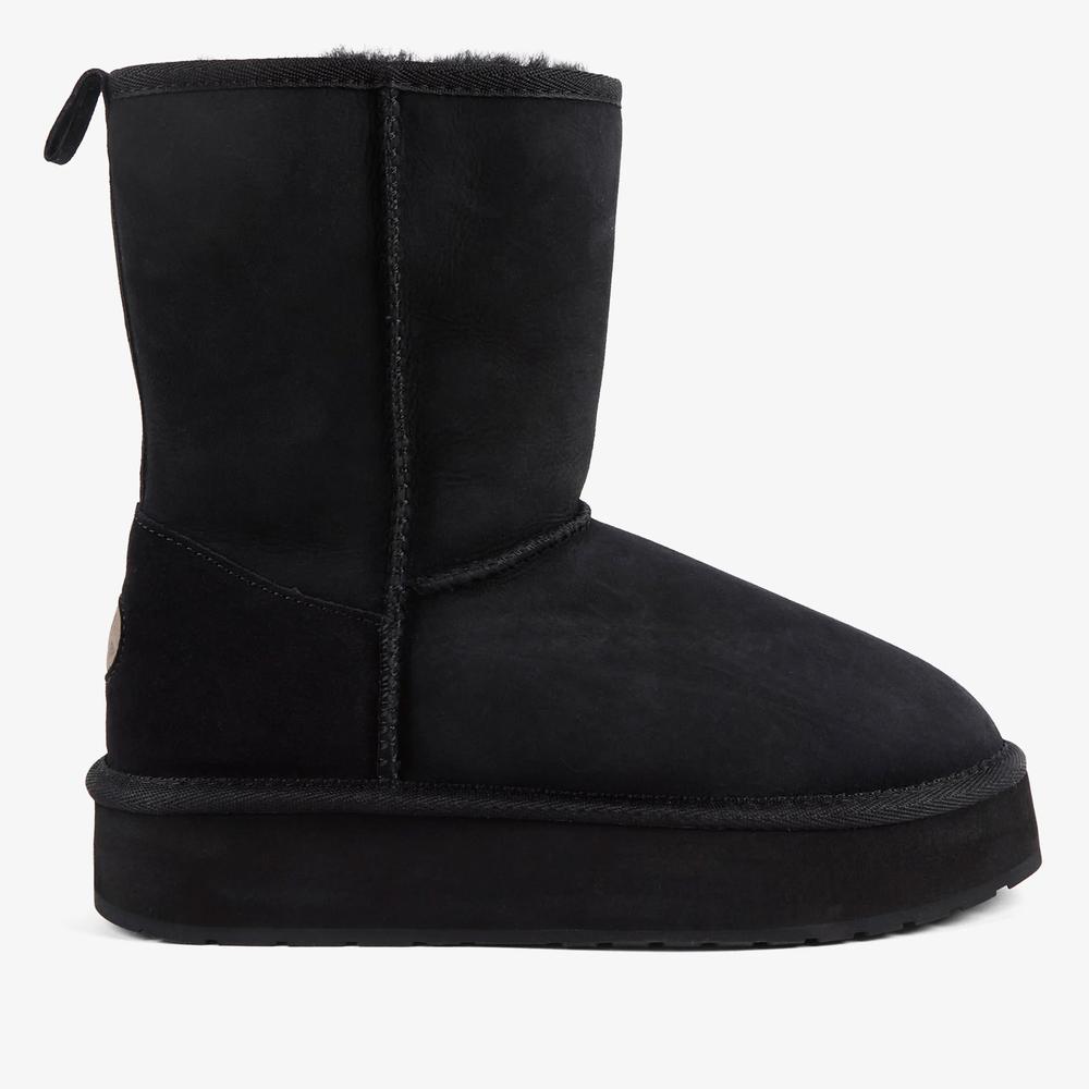 Női cipő Emu Australia Stinger Lo Flatform W13190BLAK - fekete