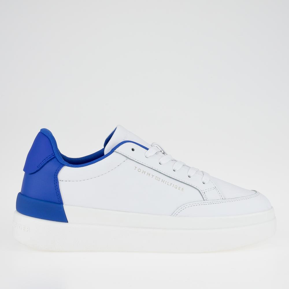 Cipő Tommy Hilfiger Feminine Sneaker With Color Pop FW0FW06896-0LA - fehér