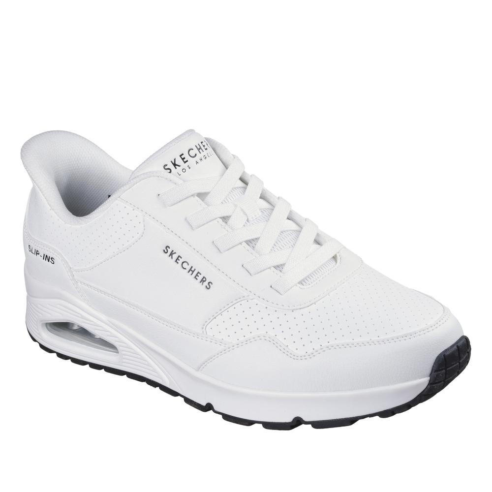 Férfi cipő Skechers Slip-ins: Uno Banksia Luxe 183023WHT - fehér