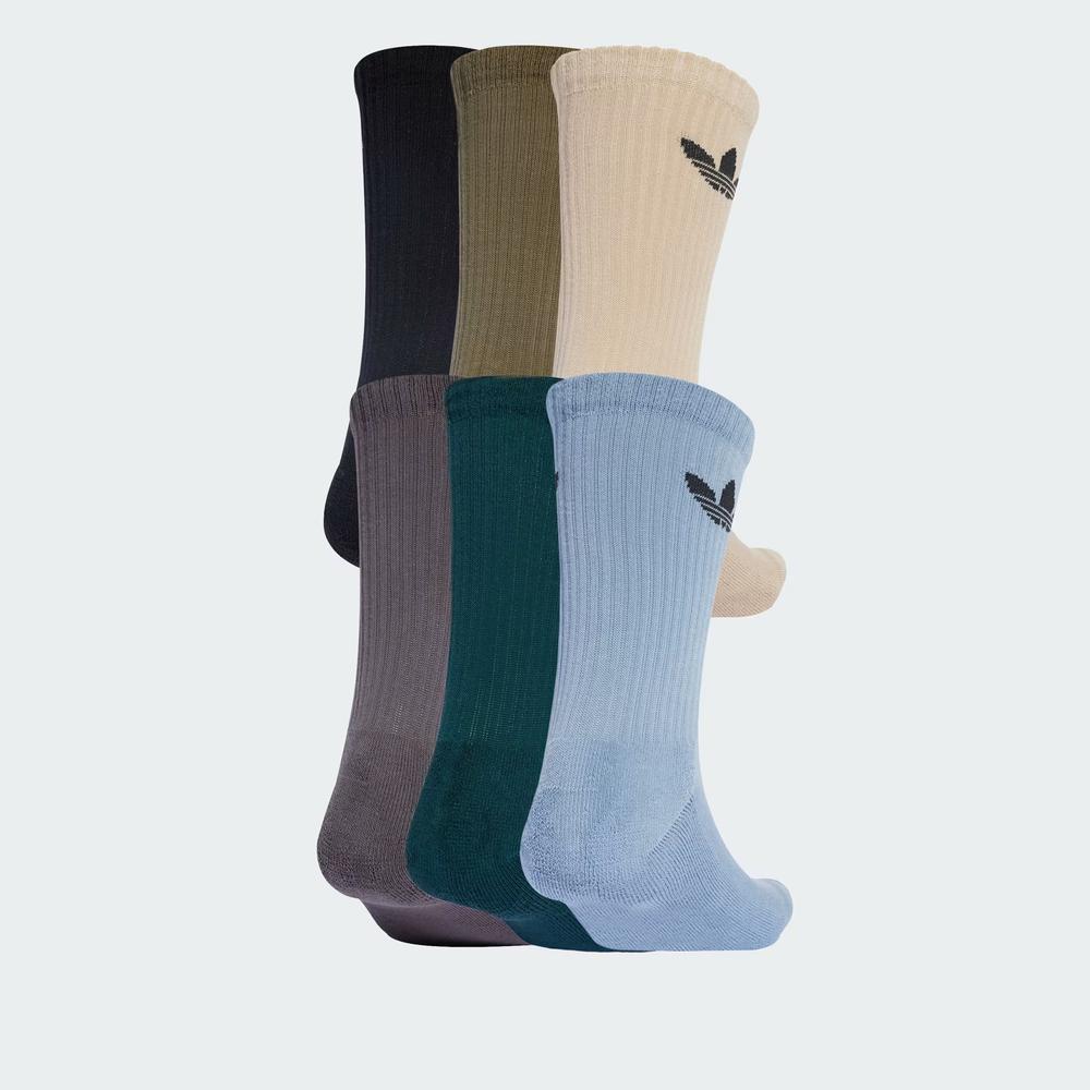 Zokni adidas Originals Trefoil Cushion Crew Socks 6 Pairs JY2680 - többszínű