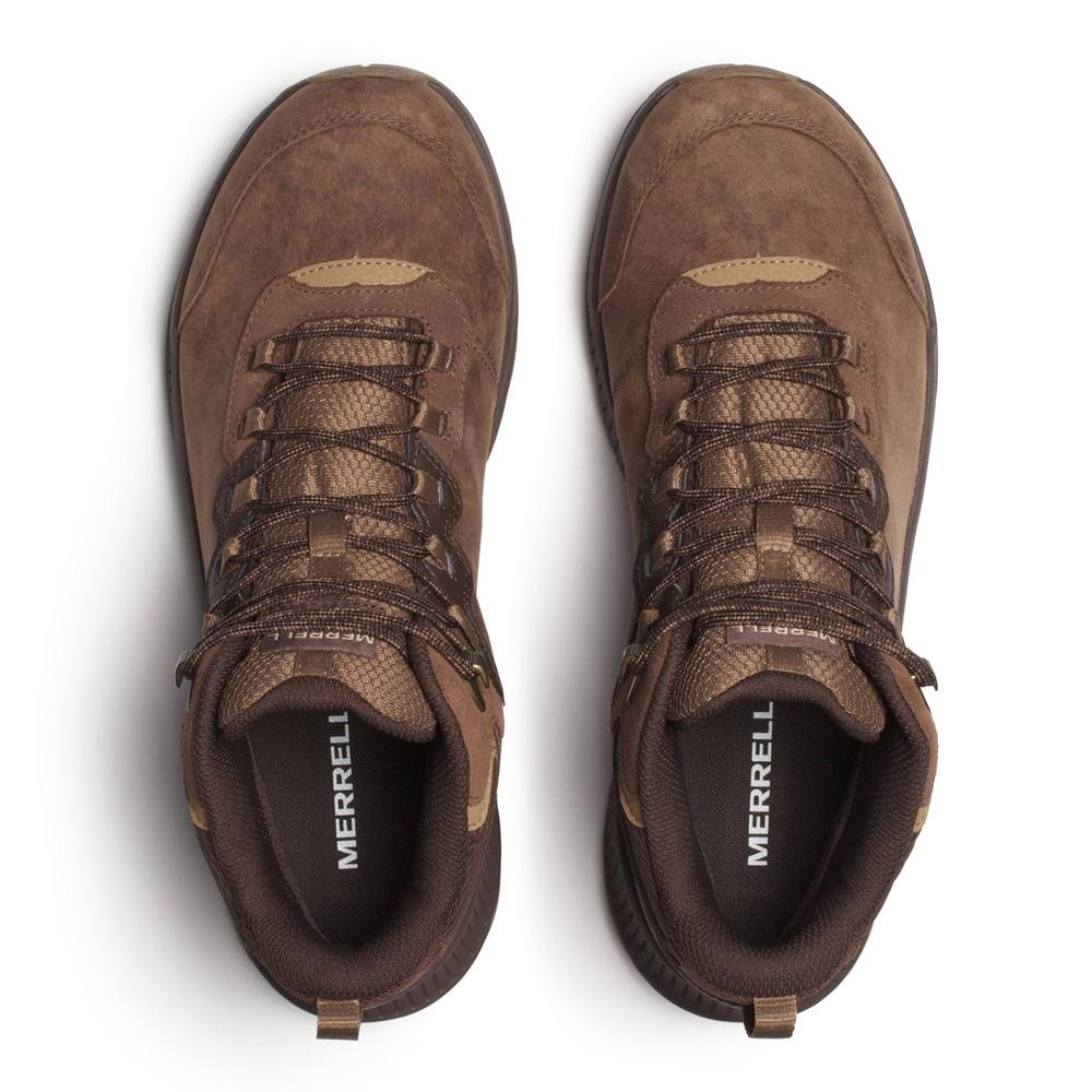 Férfi cipő Merrell Speed Strike 2 Leather Mid Waterproof J038073 - barna