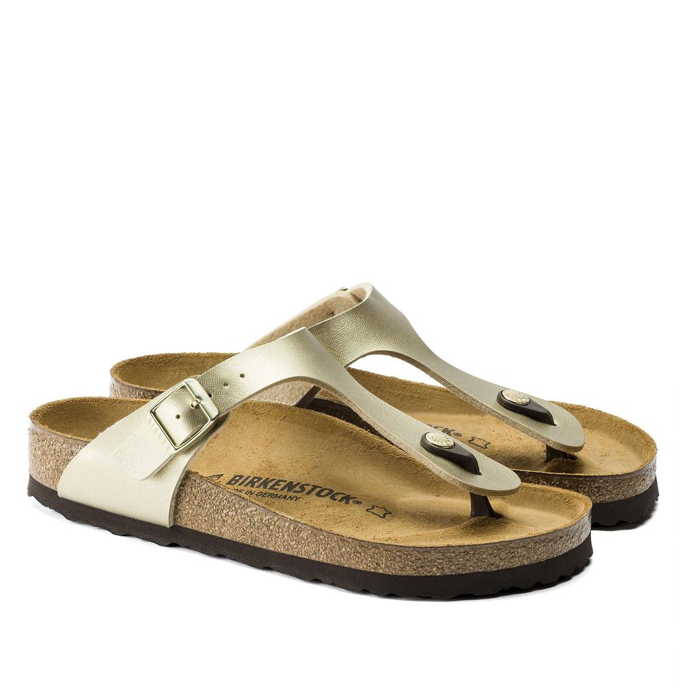 Flip Flop Birkenstock Gizeh 1016109 - aranysárga