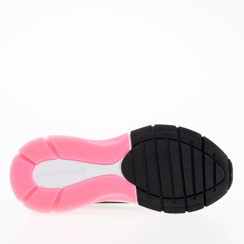 Cipő Calvin Klein Jeans Wedge Runner Slip On Wn YW0YW01208-01C - fekete