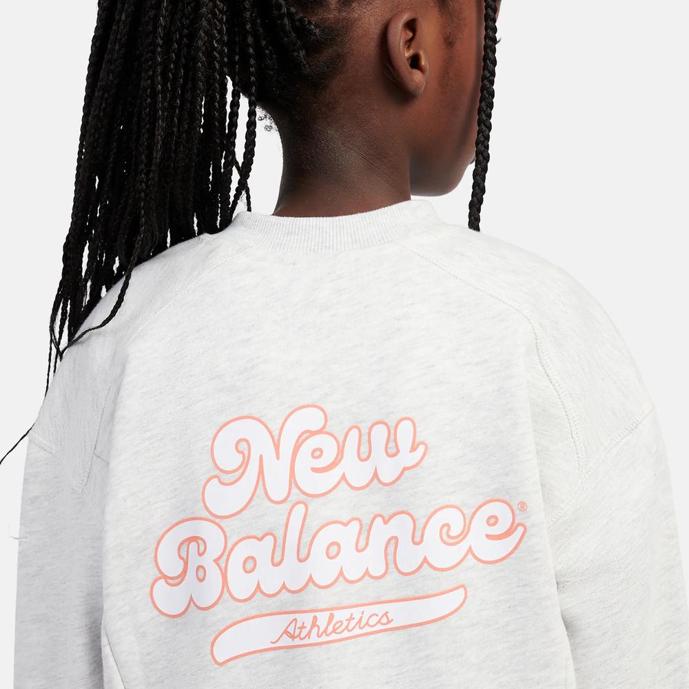 Gyerek felső New Balance LAKG0205AHH - szürke