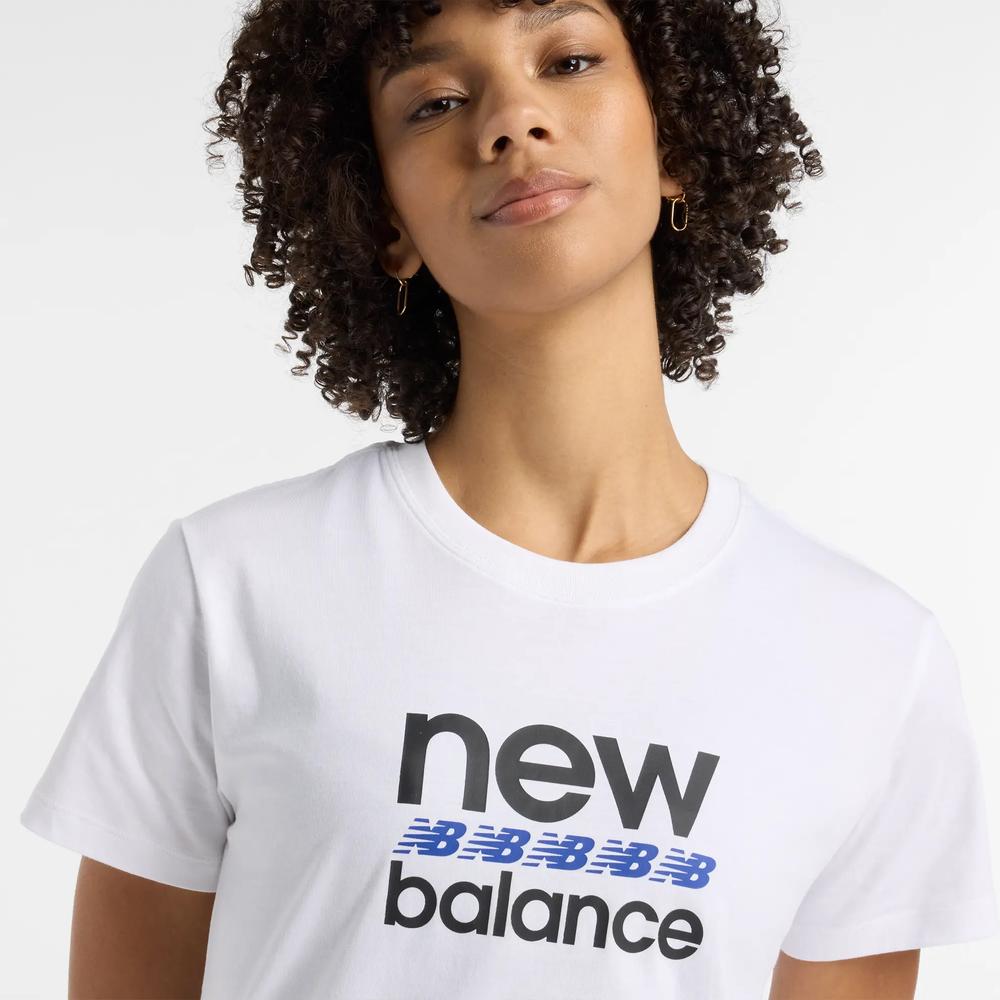 Női póló New Balance WT51540WT - fehér