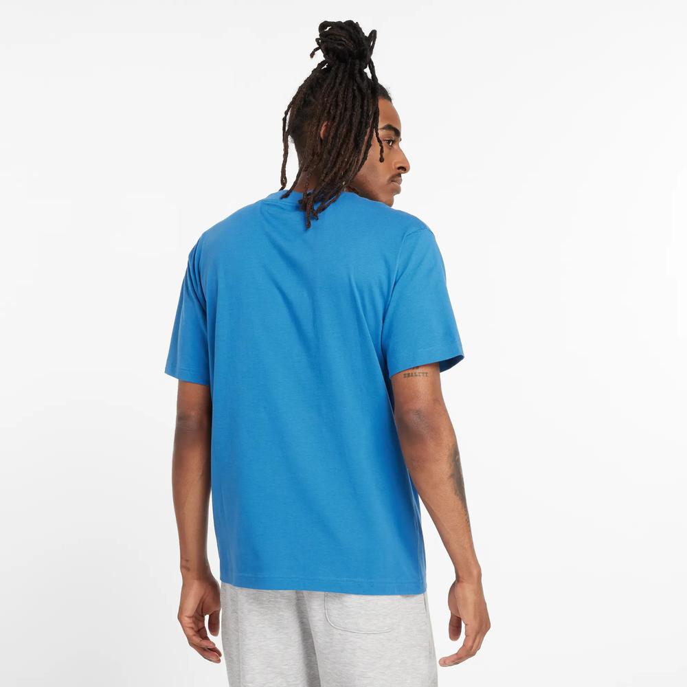 Férfi futópóló New Balance MT41509BEU - kék