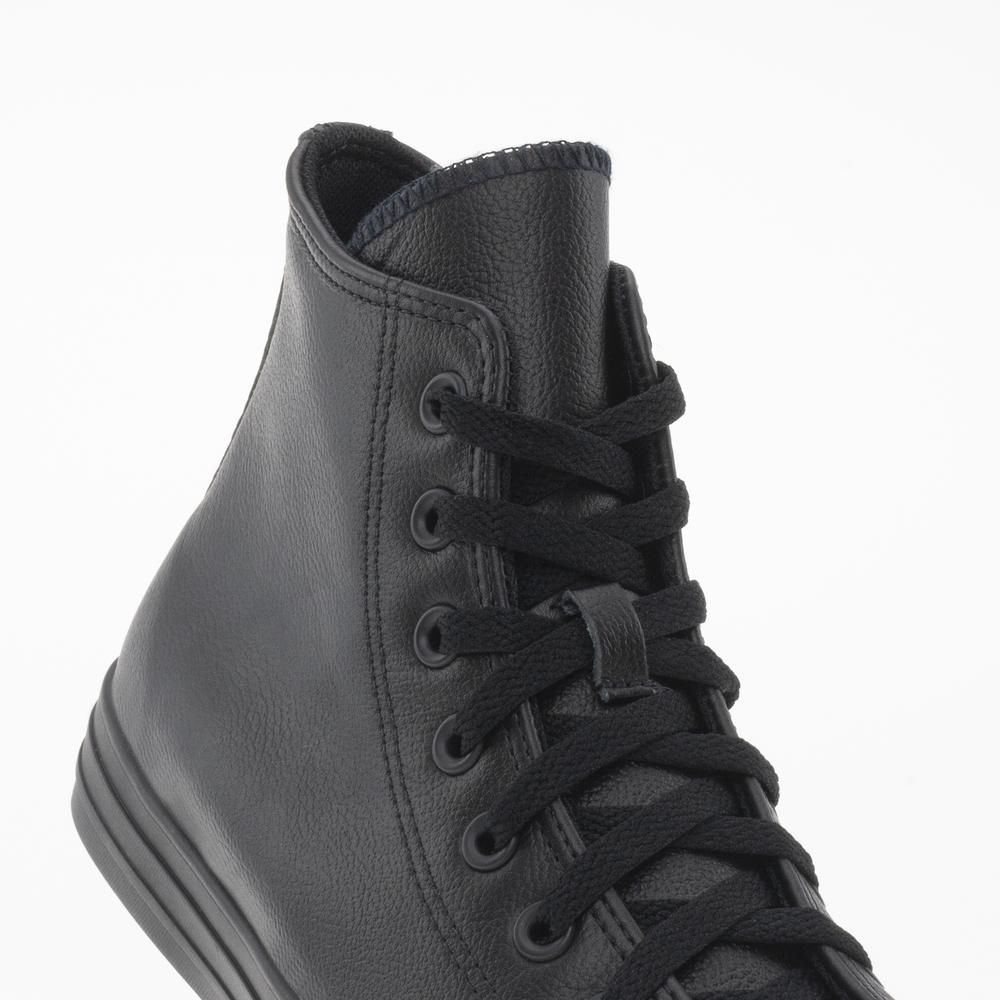 Cipő Converse Chuck Taylor All Star Hi Mono Leather 135251C - fekete