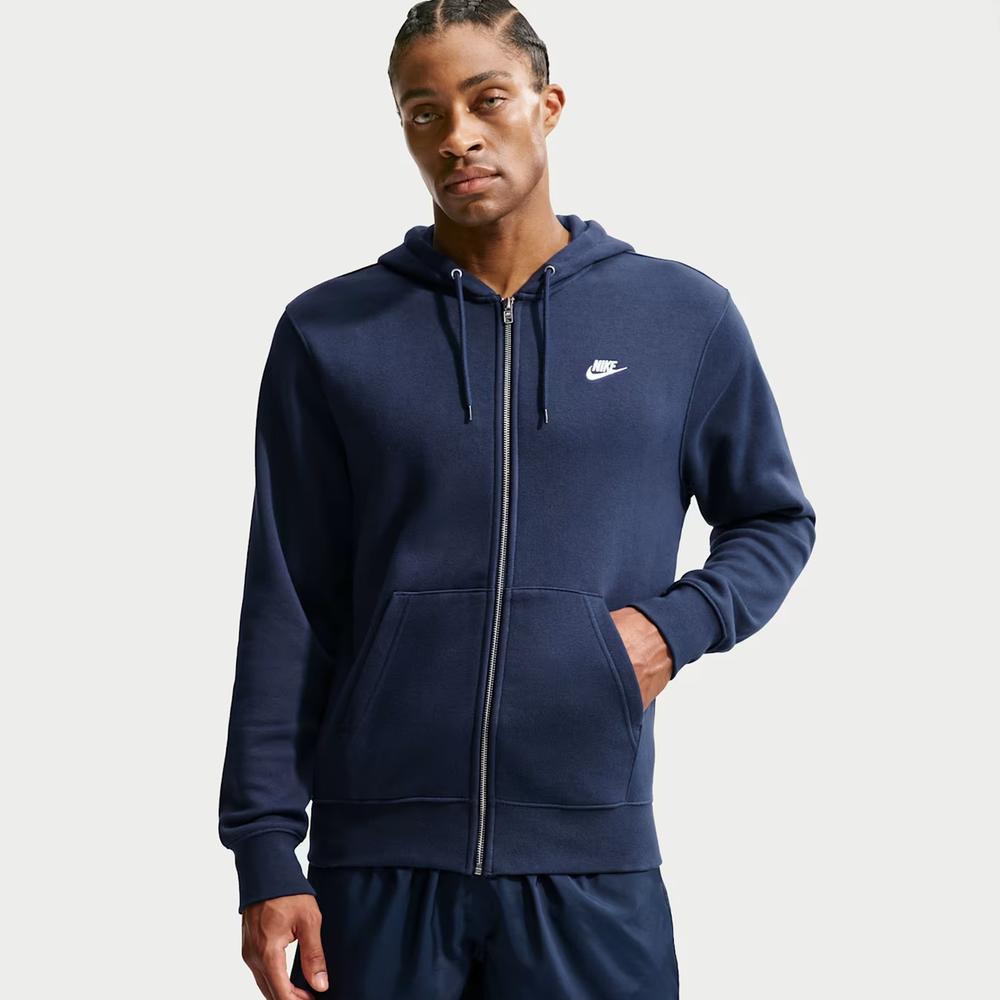 Férfi pulóver Nike Club FN3861-451 - sötétkék