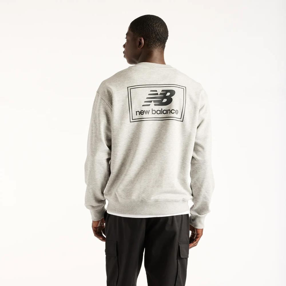 Férfi felső New Balance Woven Label MT6175T5AGM - szürke