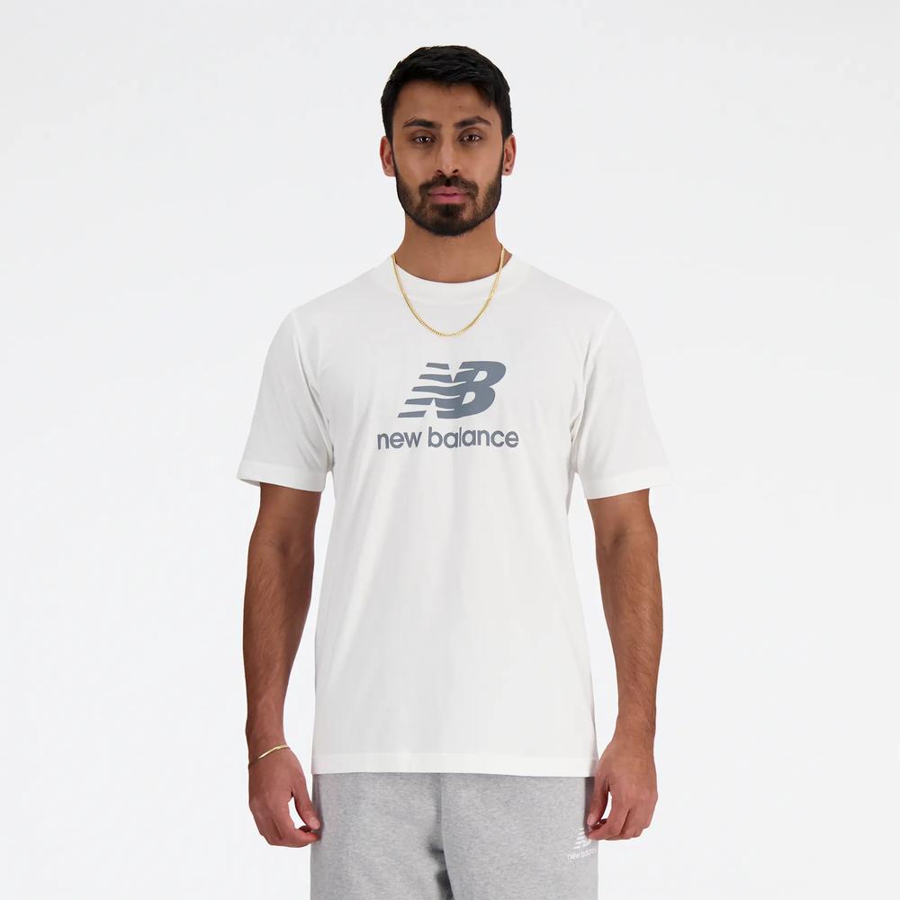Férfi futópóló New Balance MT41502WT - fehér
