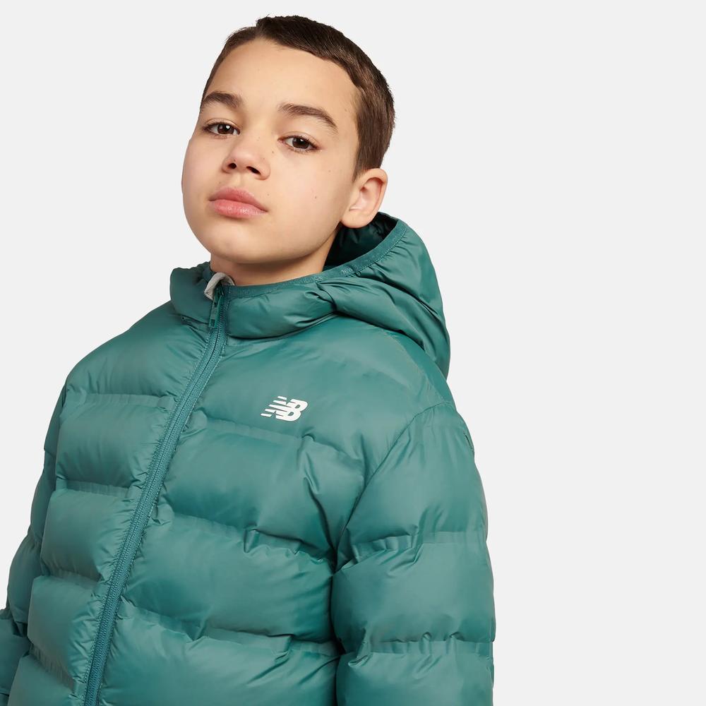 Gyerek dzseki New Balance LAKB0036NUS - zöld