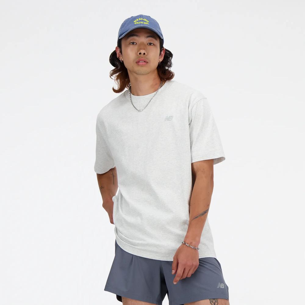 Férfi futópóló New Balance MT41533AHH - szürke