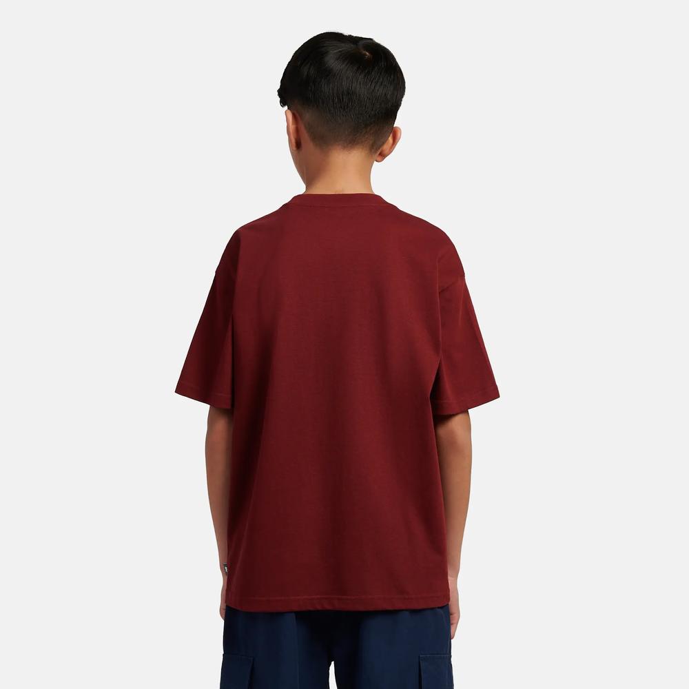 Póló gyerek New Balance LAKB0340MHB - gesztenyebarna