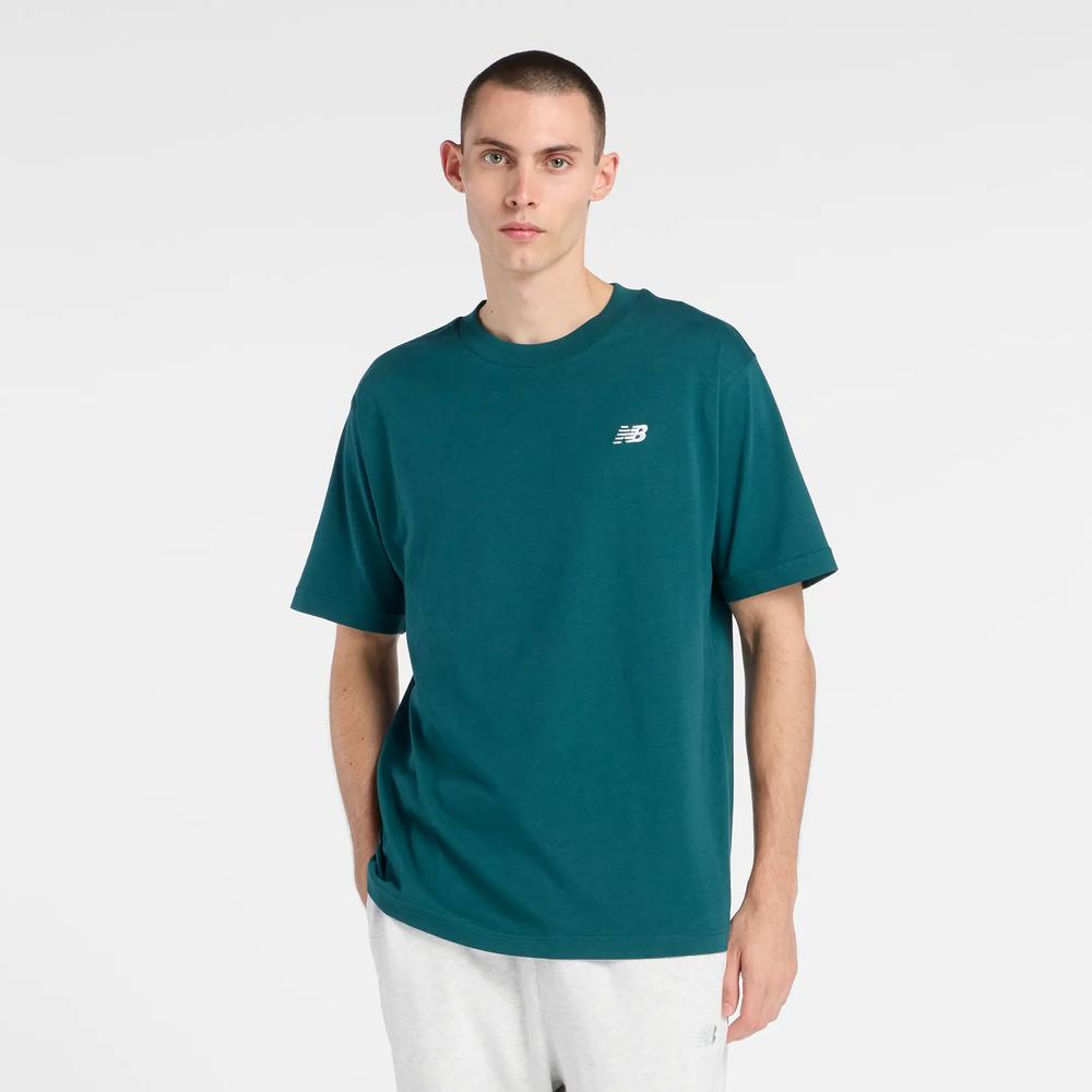 Férfi futópóló New Balance MT41509AAV - zöld