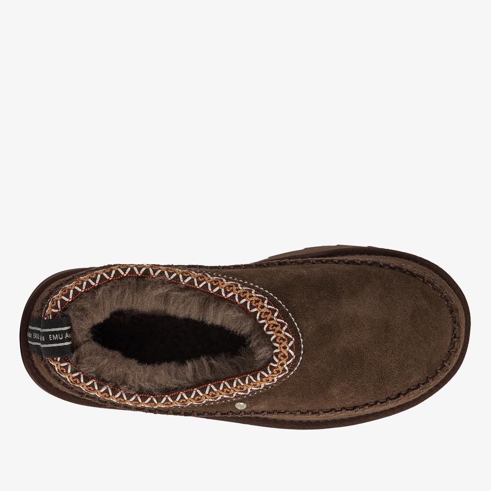 Női cipő  Emu Australia Sharky Adventure Scuff W13239CHOC - barna