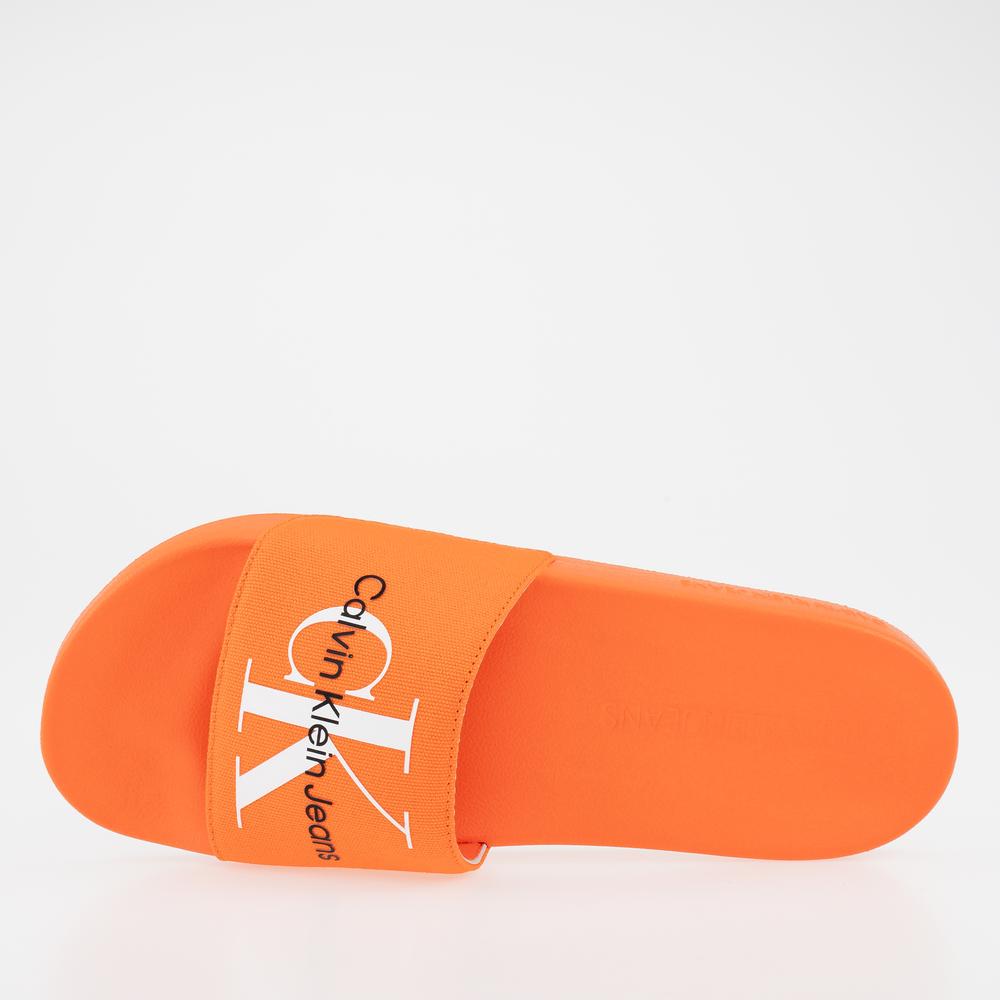 Flip Flop Calvin Klein Slide Monogram CO YM0YM00061-0JG - narancs