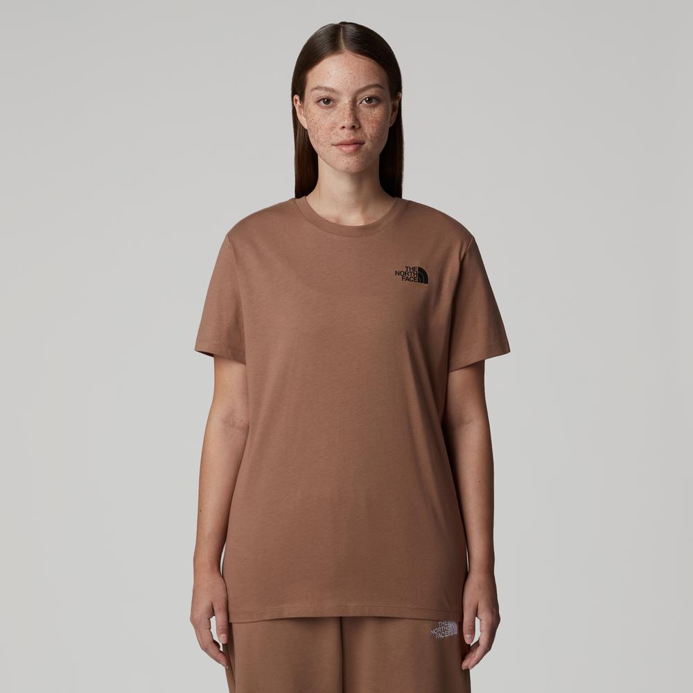 Póló The North Face Redbox 0A87NK6E11 - barna