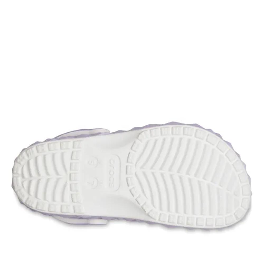 Flip Flop Crocs Classic Iridescent Geometric Clog 209841-100 - lila