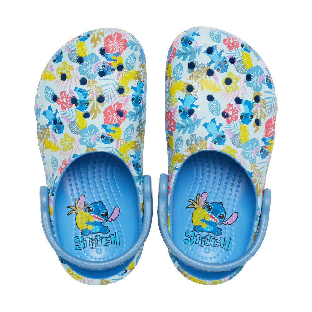 Flip Flop Crocs Toddler's Disney Stitch Classic Clog 209471-4TB - kék