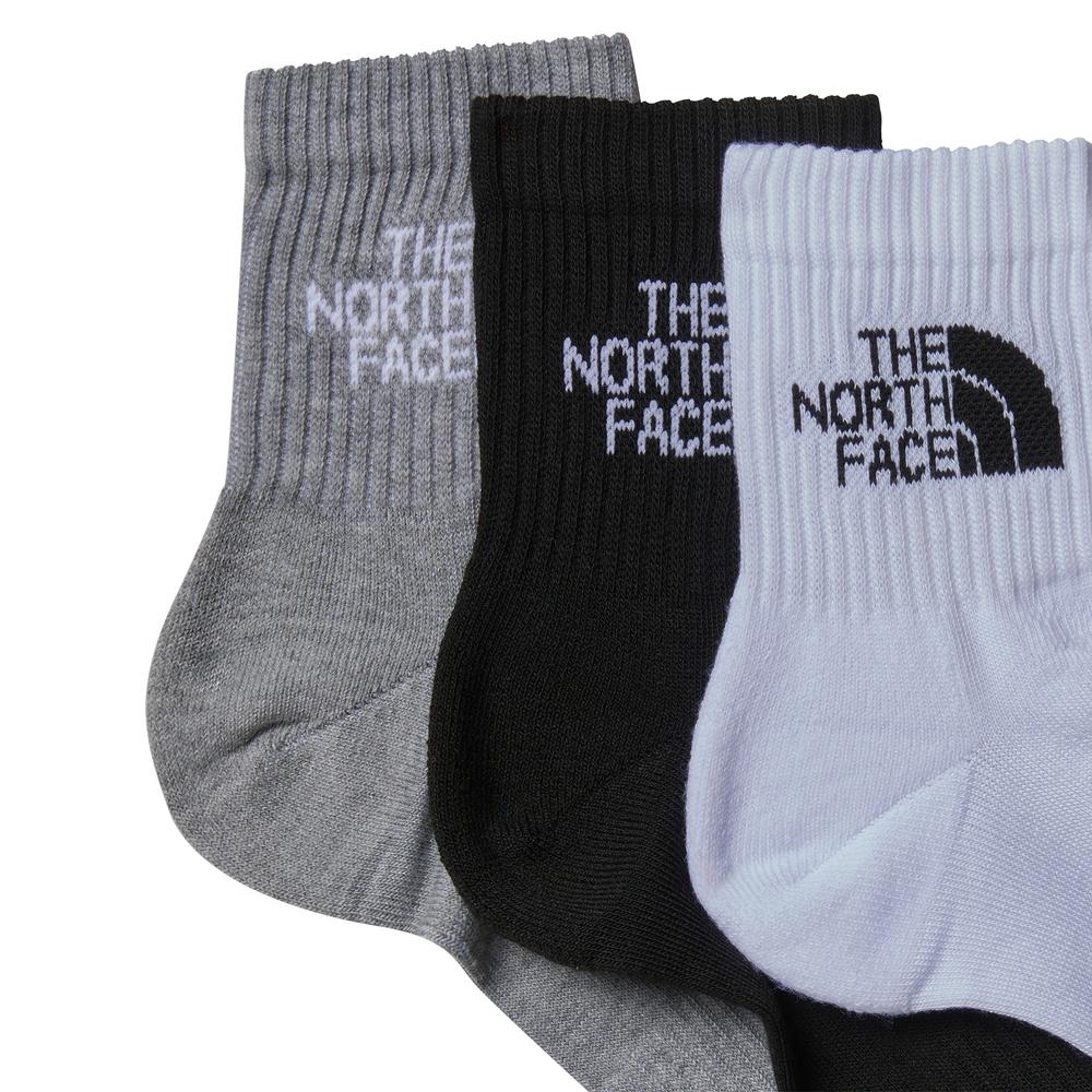 Zokni unisex The North Face Multi Sport Cush Quarter Sock 3P 0A882G3OW1 - többszínű