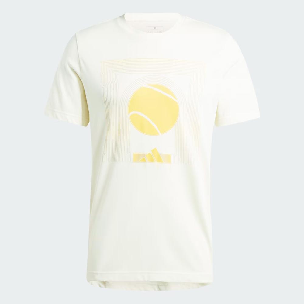Póló adidas Aeroready Tennis ARC De Ball IS2414 - fehér