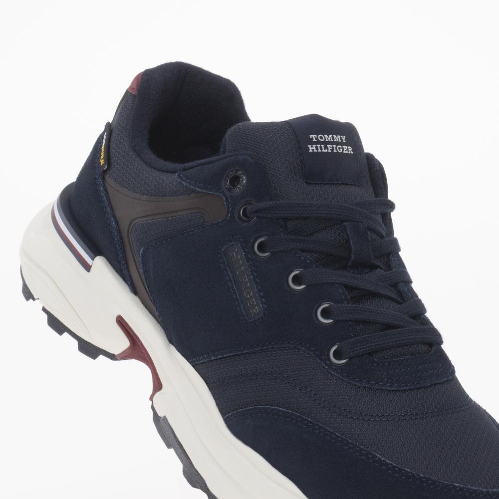 Cipő Tommy Hilfiger Runner Cordura Mix FM0FM05221-DW5 - sötétkék