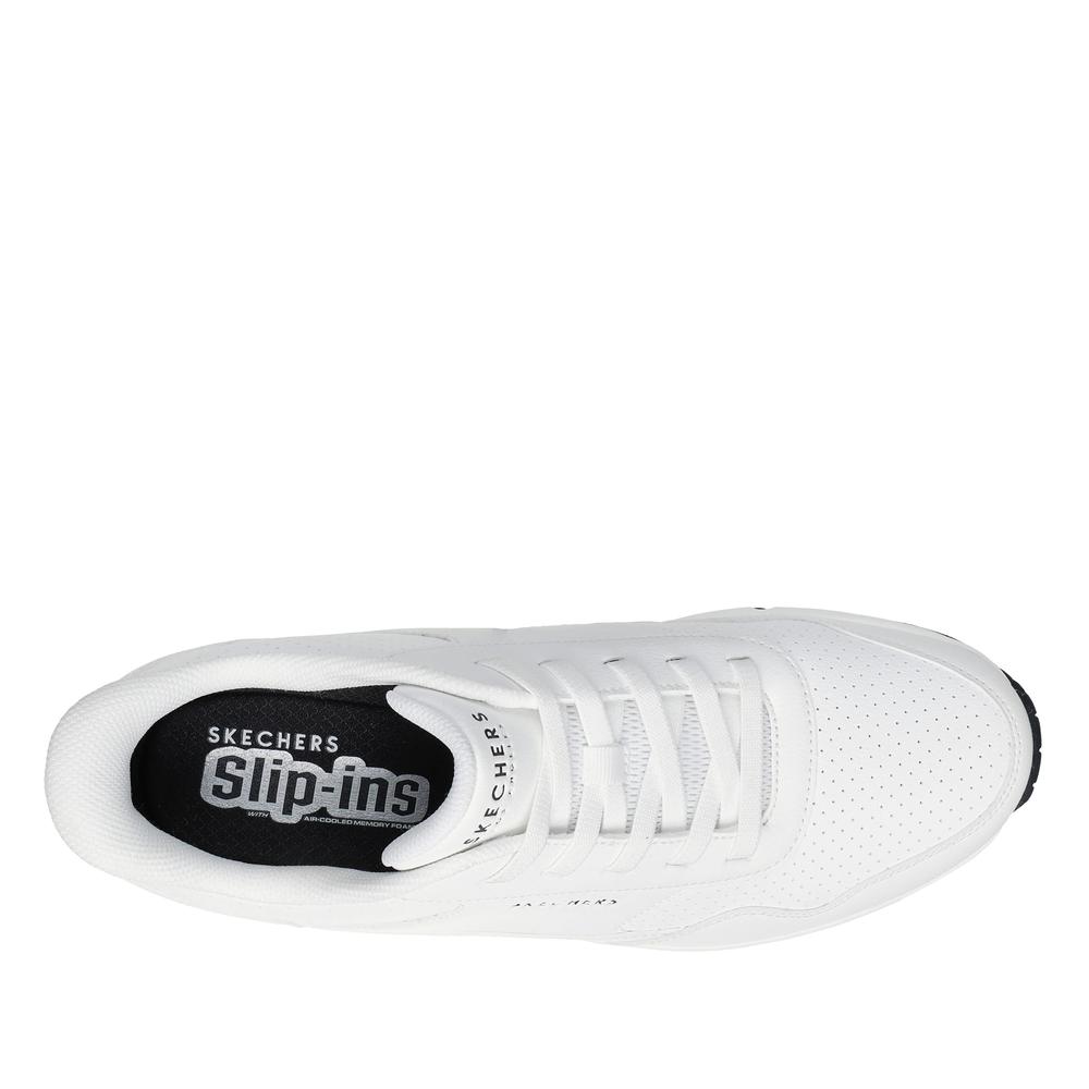 Férfi cipő Skechers Slip-ins: Uno Banksia Luxe 183023WHT - fehér