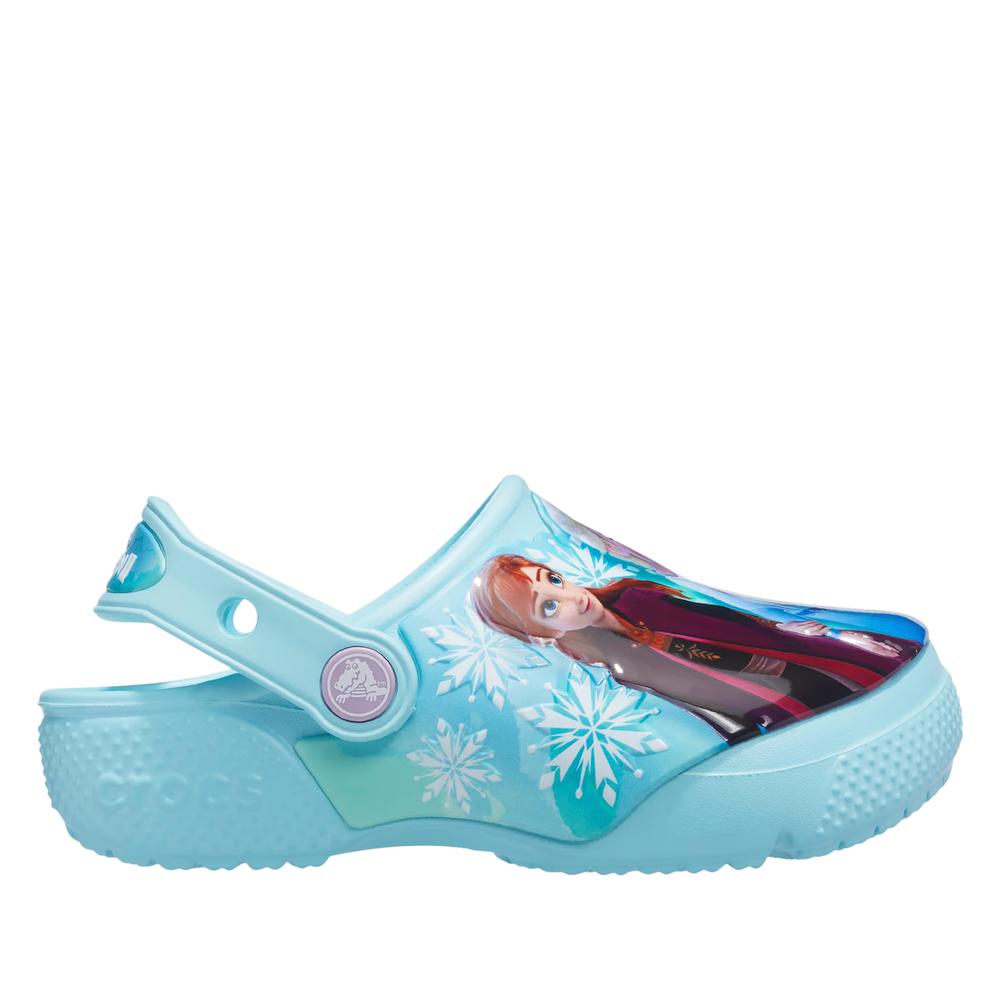 Flip Flop Crocs Toddler Fun Lab Disney Frozen II Clog 206804-4O9 - kék