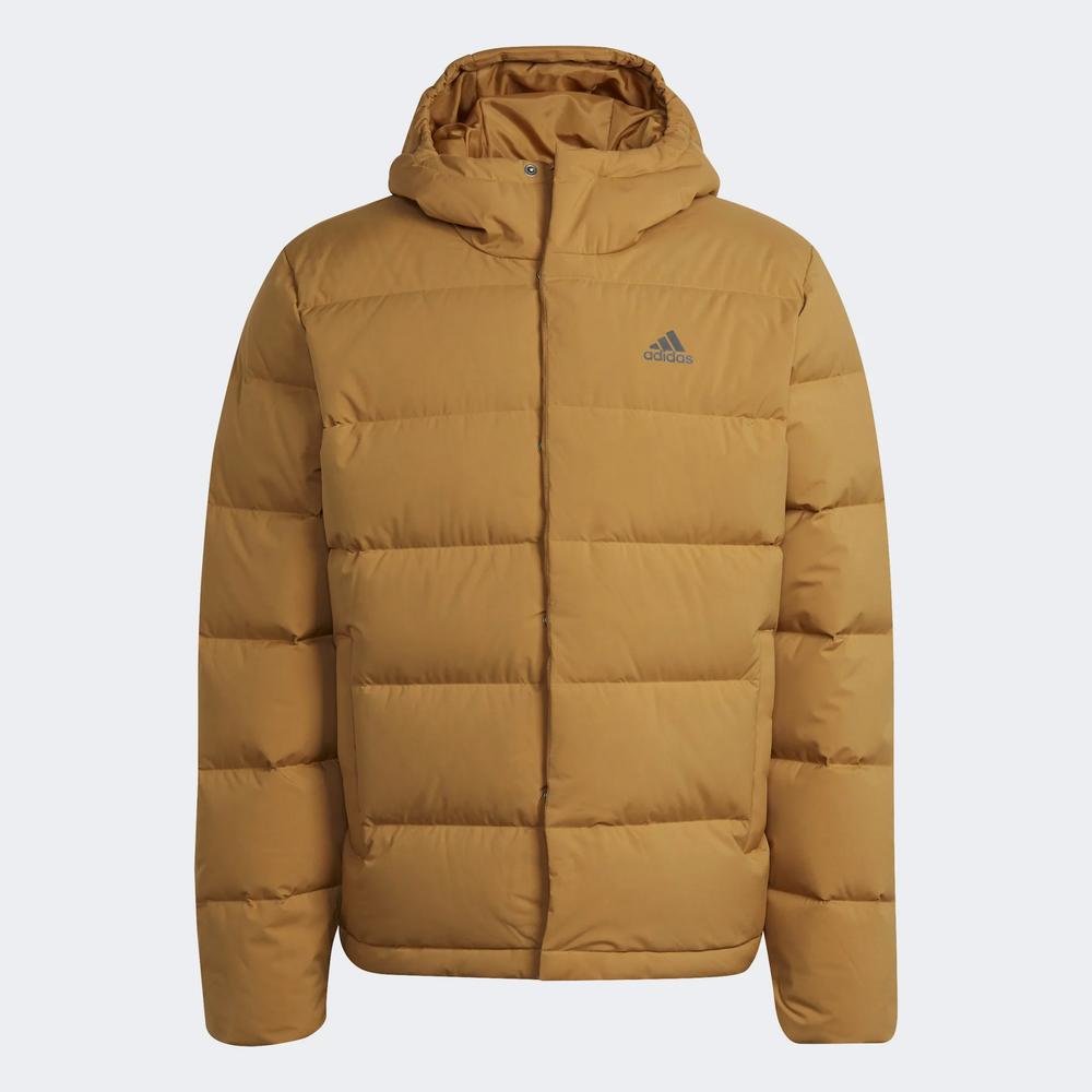 Dzseki adidas Helionic Hooded Down HG8748 - barna