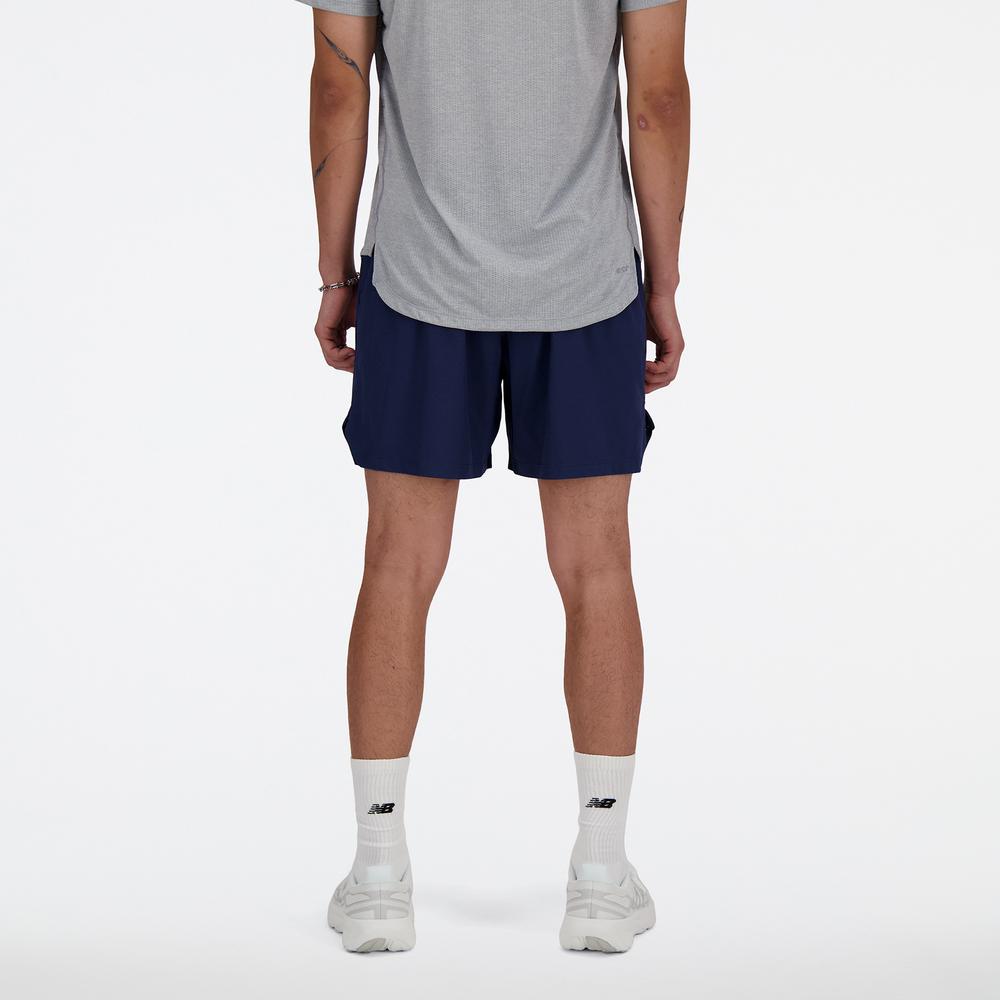 Férfi futónadrág New Balance MS41283NNY - sötétkék