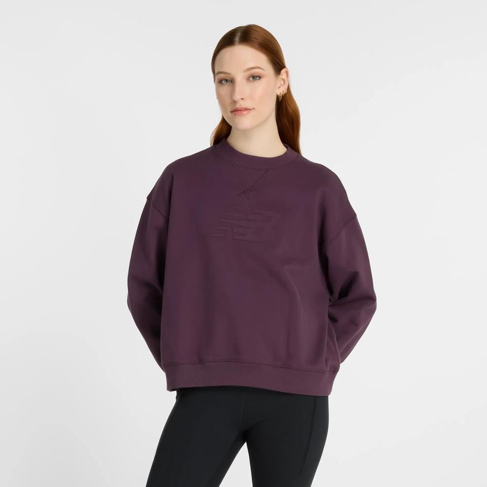 Felső New Balance WT43535PLN - lila