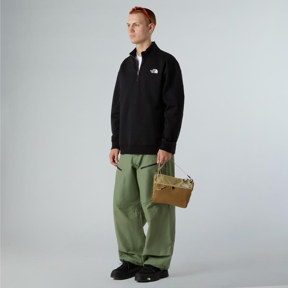 Pulóver férfi The North Face Oversize 1/4 Zip Crew 0A8F24JK31 - fekete
