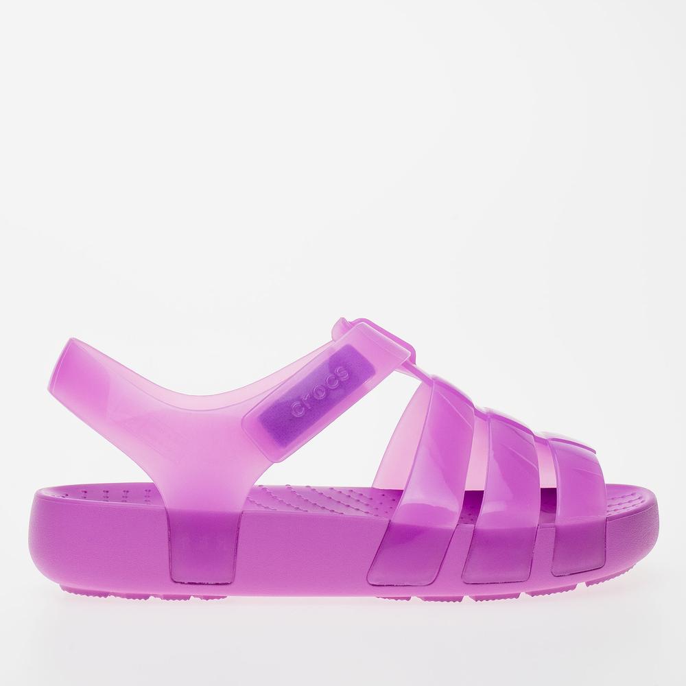 Szandál Crocs Isabella Jelly Sandal 209837-6WQ - rózsaszín