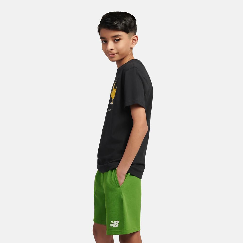 Póló gyerek New Balance LAKB0257BK - fekete