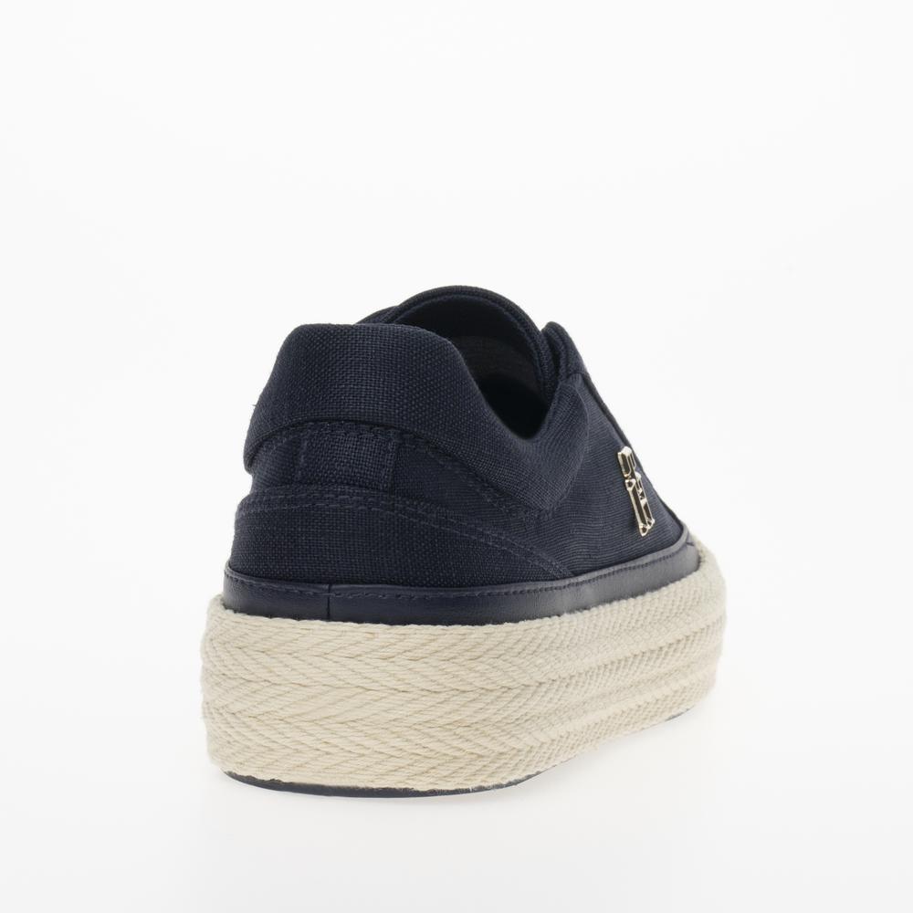 Cipő Tommy Hilfiger Vulc Sneaker Linnen FW0FW07673-DW6 - sötétkék