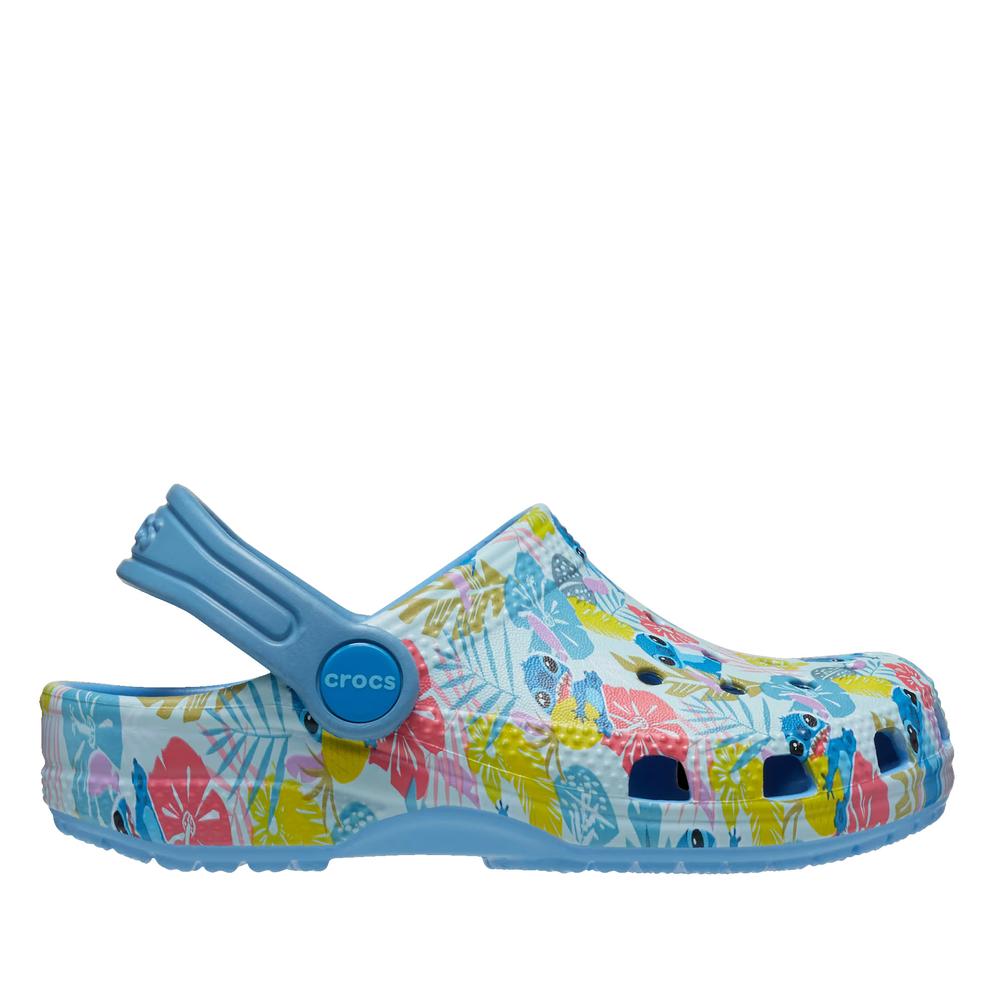 Flip Flop Crocs Toddler's Disney Stitch Classic Clog 209471-4TB - kék