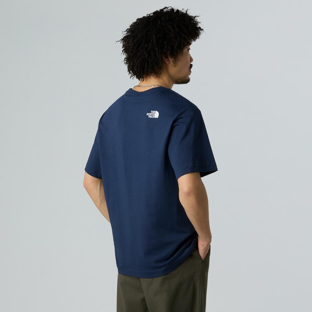 Férfi póló The North Face Mountain 0A8E3M8K21 - sötétkék