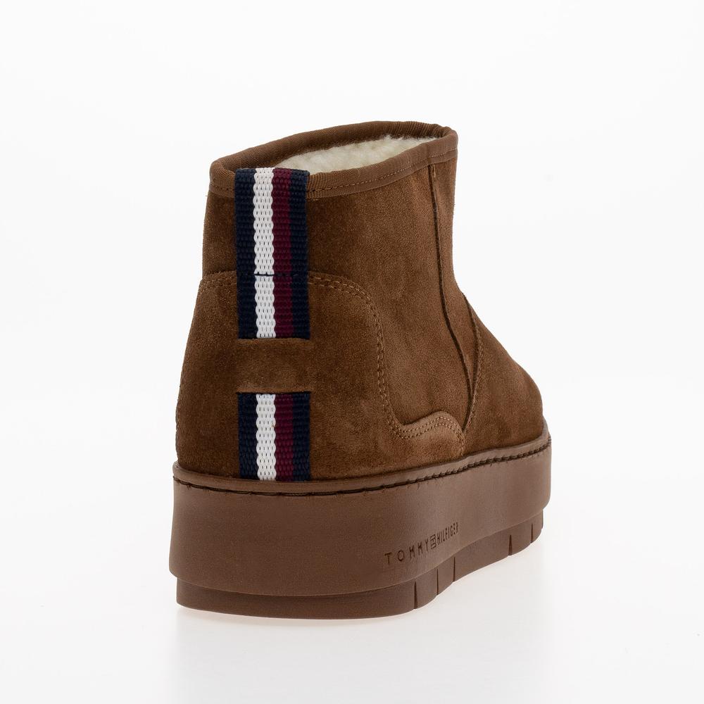 Cipő Tommy Hilfiger Cool Suede Snowboot FW0FW07662-GTU - barna