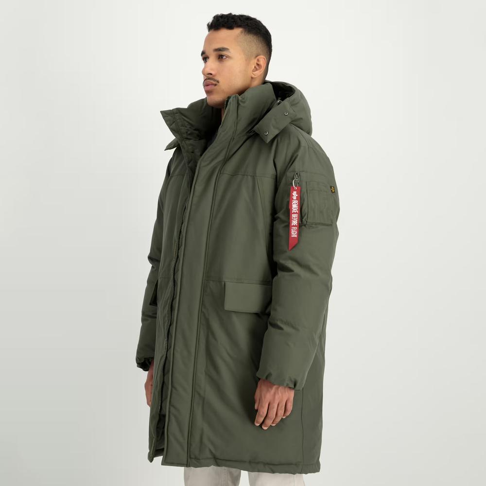 Dzseki Alpha Industries Puffer Parka 148124142 - zöld